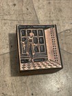 Printing Letterpress Block Antique Copper Woman In A Tiled Room   Interior  3433