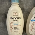 Aveeno Baby Wash   Shampoo   Bottle Of Lotion Lightly Scented 12oz Tear-free 