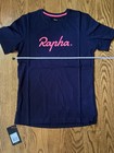 Rapha Logo T-shirt Medium Navy Short Sleeve Cycling Shirt