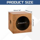 6 5 Inch Ported Wooden Speaker Enclosure  Striped Wood Speaker Subwoofer Box