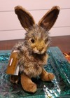   Hansa Creation   Black Tail Rabbit Portraits Of Nature Animal Plush 9  Nwt