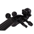 Full-size 4 4 Midnight Black Sparkle Violin Fiddle With Case  Bow And Rosin