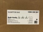 Hampton Bay 29 In  Elmcroft 3-light Brushed Nickel Bathroom Vanity Light New