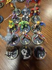 60 Wizkids Heroclix Marvel Painted Mixed Lot Miniature Figures   8le  Precard