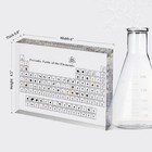 Periodic Table With Real Elements Inside  Acrylic Periodic Table Display With 83