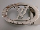 Louis Vuitton Lv Buckle Only Shiny Chrome 2 75  X 1 85  