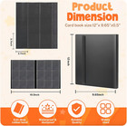 Card Binder  9 Pocket Trading Card Album Folder 20 Pages  360 Card Capacity Spor