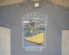 Black Crowes - 2009 Gray Tour Shirt M- Crow In Canoe Gildan Brand Excellent Cond
