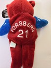 Vintage 1999 Salvino   s Bammers Peter Forsberg  21 Plush Bear Nhlpa Hockey Nwt