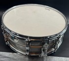 Vintage Ludwig Acrolite 14x5 Snare Drum Blue Olive Badge - Very Good Condition