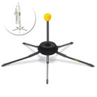 Hercules Travlite Trumpet Stand Foldable Five Leg Base Compact Velvet Bag