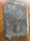 Victorian Pewter Casket Plaque Coffin Plate Lot Of 2    Both Children