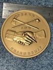 John Adams Peace   Friendship Medal - 3 Inch Bronze Medal 