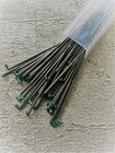 Heidifeathers   Needle Felting Needles  10 X 36g  green  Medium Barbed Needle