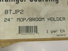 Grainger 333-4 Ss Silver 304 Stainless Steel Mop Broom Holder 4 Spot