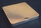 Stunning Perfect Condition Sterling Silver Art Deco Compact London 1950
