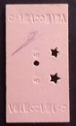 Transjordan Syr Ia Jordan  muhja - Azrua   Hedjaz Railway Train Ticket  c70 1