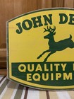 John Deere Sign Wood Farm Equipment Barn Vintage Style Tractor Wall Decor Cow