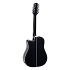 Takamine Gd-38ce 12-string Acoustic-electric Guitar - Black