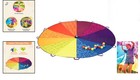 Versatile 8ft Kids Parachute With 15 Balls - Ideal For Outdoor   Gym Activities 