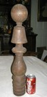 Antique Architectural Primitive Home Wood Newel Post Finial Column Lamp Art Pole