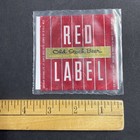 Vintage 1955 Red Label Old Stock Beer Unused Paper Label St  John s Q1992