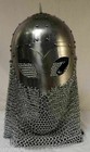 Viking Knight Helmet     Medieval Armor Helmet With Chain Mail For Battle Costume