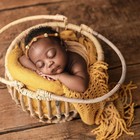 Newborn Photography Props Wrap Accessories Soft Knitted Blanket Posing Prop 