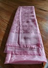 Louis Vuitton Monogram Cashmere And Silk Pink Scarf Shawl Large 72x27 New