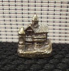 Vintage Style Solid Brass Copper Villa And Small House Decoration Statue