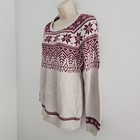 M s Y2k Fair Isle Knit Nordic Christmas Sweater Jumper Wool-blend Uk 10 Winter 