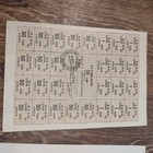 Moldova 1992 Ruble Control Coupons P-a13  P-a16 Banknotes