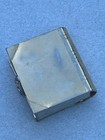 Vintage Miniature Good News Bible With Gold Tone Metal   Enamel Cross Case