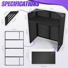 44  X 41x21 Metal Portable Dj Facade Table Station Event Booth Facade With Scrim