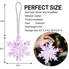 2025 Annual Edition Snowflake Crystal Christmas Ornament  Large Ornaments Dis   
