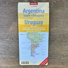 Nelles Map Argentina South Patagonia Uruguay Travel Map Buenos Aires Chile