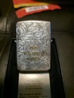 Rare Imported Zippo Varga Girl 1935 Armor 4-side Zippo Lighter Gold Tone Varga 