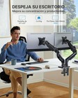 Dual Monitor Stand  Fully Adjustable Monitor Desk Mount For 13   32    Computer S   
