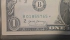 Lucky Rare One Dollar Star Error Bill Note