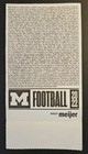Michigan Wolverines Michigan State Spartans Football Ticket 10 29 2022 Corum Tds