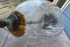 Rare Antique 24  Apothecary Pharmacy Show Globe Display Brass Hardware As-is