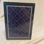 Hard Cover Address phone Number Book Black   Purple Paisley 7 5   l X 5    Wide