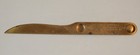 Vintage Brass Advertising Letter Opener   Ruler - Fowlkes   Kefauver  Inc   Va