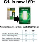 Lutron Maestro Led  Digital Dimmer Kit Macl-153mlrhw-wh White