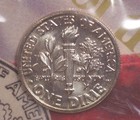 1996-w Roosevelt Dime Full Torch Superb Gem Bu   With Coa  96w 2