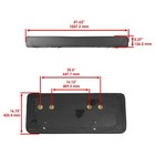 Caltric Bottom Seat For Kawasaki Mule 2510 Kaf620a 4x4 1994-2000