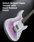 Donner Dst-550 Electric Guitar Kit With Gig Bag Tremolo Bar   Amethyst Burst