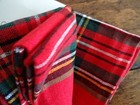 Sleigh Hill Red Tartan Plaid Classic Christmas Napkin Set 8pc