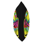 Groovy Hippie 60s 70s Peace Sign Throw Pillow  1970s Retro couch  Bed sofa Decor