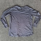 Ll Bean Womens Long Sleeve Cotton Modal T-shirt Gray Size M Regular